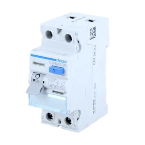 DZ47LE-63 2P 30mA 6A 10A 16A 20A 25A 30A 40A 50A 60A Disjoncteur à courant résiduel RCBO (Size : C6A