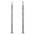 PSG Poteau de rampe intermédiaire traversant ø 42,4 mm AISI 304 – 4 supports, satiné 001-204 (1)