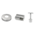 PSG Poteau de rampe intermédiaire traversant ø 42,4 mm AISI 304 – 4 supports, satiné 001-204 (3)