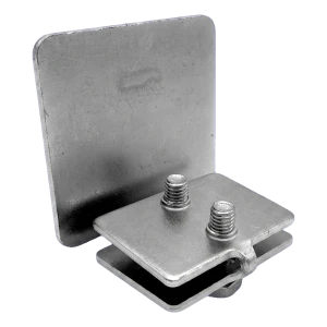 PSG embout de profil de rail de guidage 70×70 mm pour portail coulissant autoportant