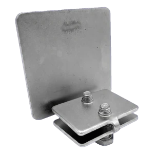 PSG terminaison de profil de rail de guidage pour portail coulissant 80x80 mm galvanisée