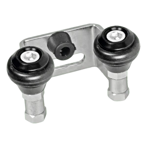 PSG support supérieur de portail coulissant avec rouleaux caoutchoutés – entraxe 60 mm