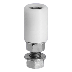 Rouleau de guidage PSG pour portail coulissant FI 30 mm blanc