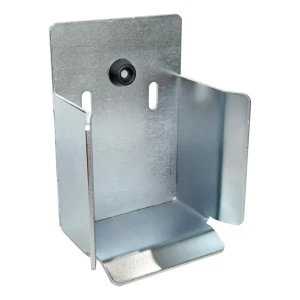 PSG guide d'arrêt pour portail coulissant sur rail 140×140 mm acier