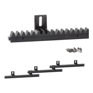 Crémaillère PSG pour portail coulissant en matière plastique avec cœur en acier 3×333 mm – jusqu'à 600 kg