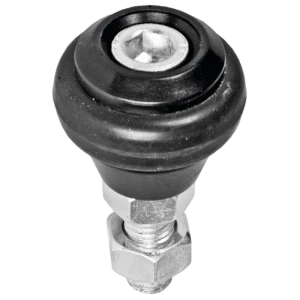 PSG galet guide caoutchouté Ø 42 mm pour portails coulissants – filetage M12