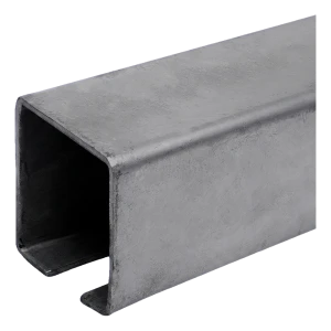 PSG rail de guidage cornière en acier pour portails coulissants 80×80 mm – 7000 mm