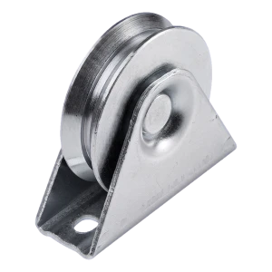 PSG – galet de guidage de portail type V Ø 68 mm galvanisé