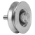 PSG Galet de roulement V Ø 70×20 mm en acier galvanisé pour portail coulissant sur rail 001-295 (1)