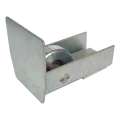 Galet de guidage PSG 140 mm avec butée pour portail coulissant autoportant 001-299 (1)