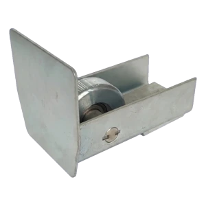 Galet de guidage PSG 140 mm avec butée pour portail coulissant autoportant