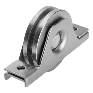 PSG galet roulant type T pour portail coulissant sur rail ø 80 mm galvanisé