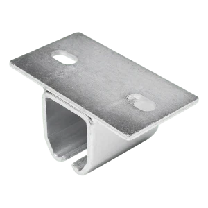 PSG support pour rail de portail coulissant 50×46 mm – galvanisé, 130 mm