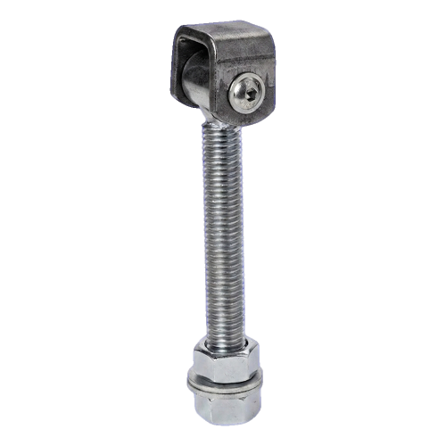 Paumelle réglable longue pour portails battants M18 acier galvanisé 001-343 (2)