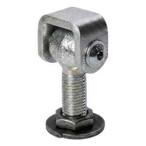 Charnière réglable PSG de portail à souder M16 – galvanisée