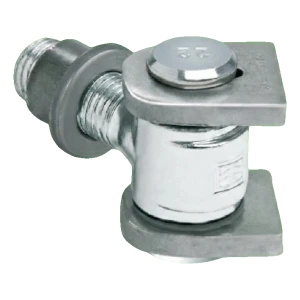 Comunello – charnière réglable à souder avec filetage M22, galvanisée