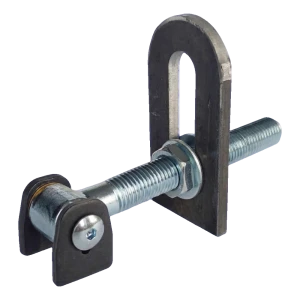 PSG charnière de portail réglable M20 avec rondelles en laiton – angle d'ouverture 180°