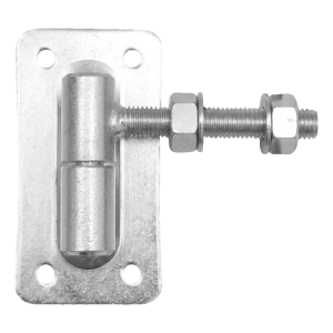 PSG charnière réglable roulée pour portails fi30 M18 avec plaque 160×85 mm