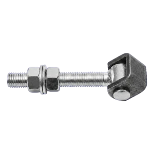 Charnière réglable de portail M20 longue galvanisée – 180 mm