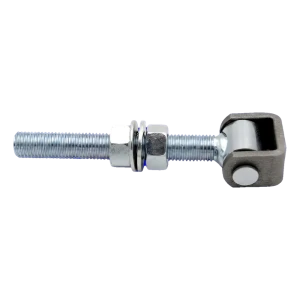 Charnière de portail en acier réglable PSG M16 avec goupille – galvanisée, 150 mm