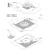 Plaque de montage pour toiture 375x375mm CWL PV-27-02 (6)