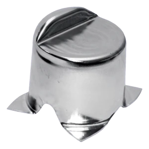 Butée en acier pour portails battants ø90/H90 mm