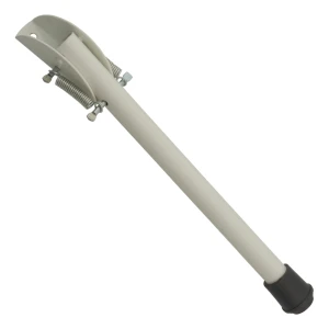 Butée de porte en acier à ressort 160 mm – blanche