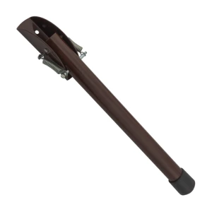 Béquille bloquante à ressort pour porte 320 mm bronze - butée pour portes et portails