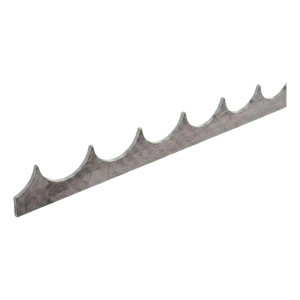 Lame anti-intrusion de clôture en acier H33 mm – longueur 2000 mm