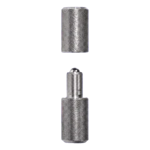 Charnière portail roulée PSG avec bille ø 14×70 mm en acier
