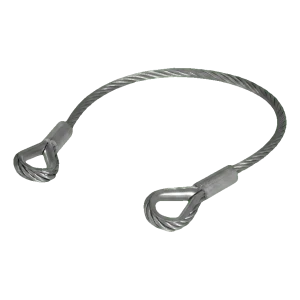 Comunello câble de sécurité pour vantail de portail acier galvanisé 500 mm