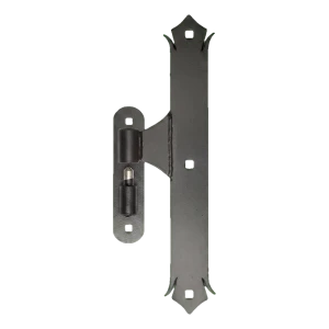 Charnière à sangle centrale décorative avec boule pour portails battants 400 mm