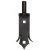 Gond décoratif pour charnière à sangle Ø 14 mm pour portails battants – à visser 001-510 (1)