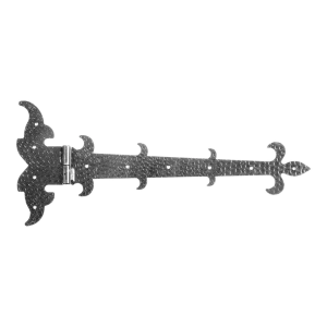 Postal – charnière décorative à bande gauche en acier 525 × 225 mm