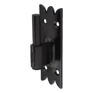 Crochet de volet décoratif noir pour construction – tige ø9 mm