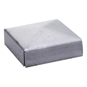 Postal – chapeau d'envelope en acier pour poteau de clôture 120×120 mm