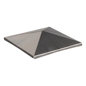 Postal – chapeau enveloppe en acier pour poteau de clôture 150×150 mm