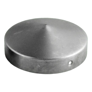 Chapeau métallique rond pour poteau de clôture Ø 48 mm (1,5")