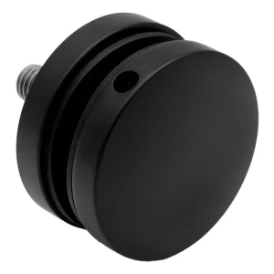 Fixation ponctuelle pour verre 8-17,52 mm ø 50/8/M10x50 AISI 304 système plat noir