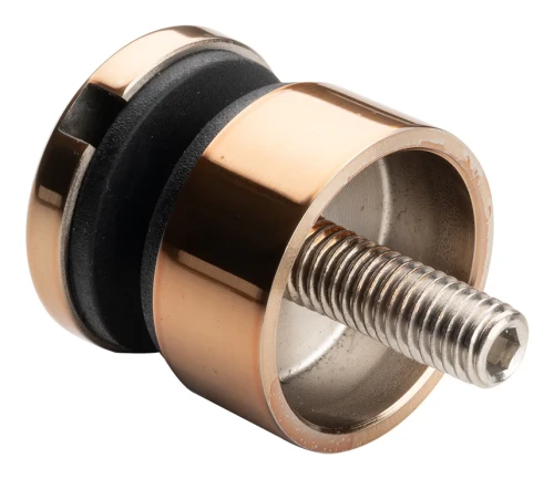 Fixation ponctuelle pour verre 6-12 mm fi 30/13/M8x40 AISI 304 système plat cuivré 000-481 (2)