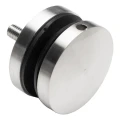 Fixation ponctuelle pour verre 8-17,52 mm fi 50/8/M8x45 AISI 304 système plat satiné 000-477 (1)