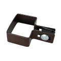 Collier de fixation pour panneaux de clôture terminal 40x60 marron GPV-700-15 (1)