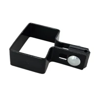 Collier de fixation pour panneaux de clôture terminal 60x40 noir