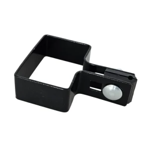 Collier de fixation pour panneaux de clôture terminal 60x40 noir