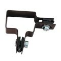 Collier d'angle pour panneaux de clôture 40x60 mm marron GPV-700-10 (2)
