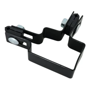 Collier d'angle pour panneaux de clôture 60x40 noir