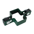 Collier intermédiaire pour panneaux de clôture 60x40 vert GPV-700-03 (1)