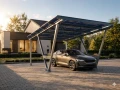 Carport Photovoltaïque VICA pour 1 véhicule SOLO Abri Solaire GPV-105-01 (2)