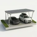 Carport Photovoltaïque VICA pour 2 véhicules SOLO Abri Solaire GPV-105-02 (1)