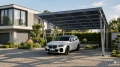 Carport Photovoltaïque VICA pour 2 véhicules SOLO Abri Solaire GPV-105-02 (2)